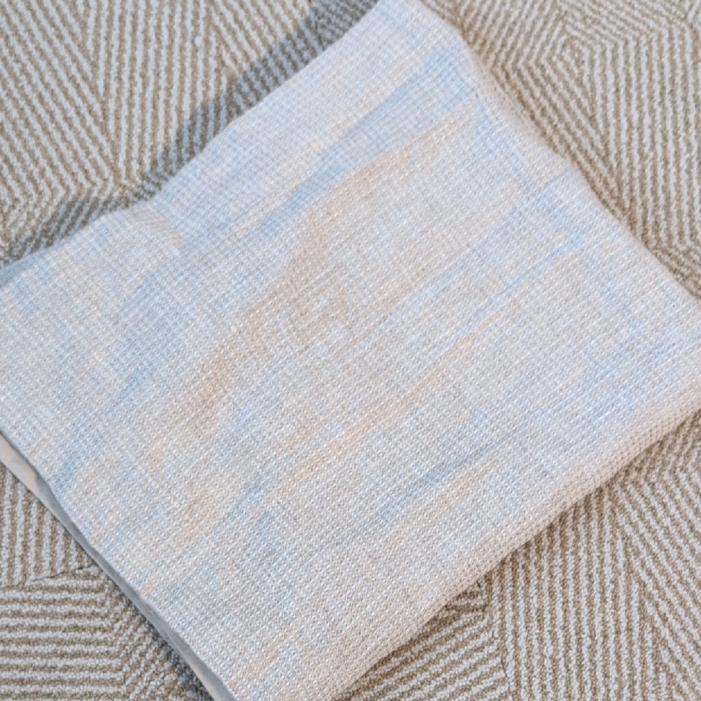 Pottery Barn European Flax Linen Waffle Sham Pillow Cover